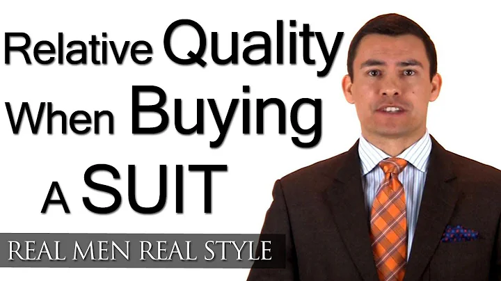 Relativity And Buying A Man's Suit - High Quality Suits Compared With Lower Quality Menswear - DayDayNews