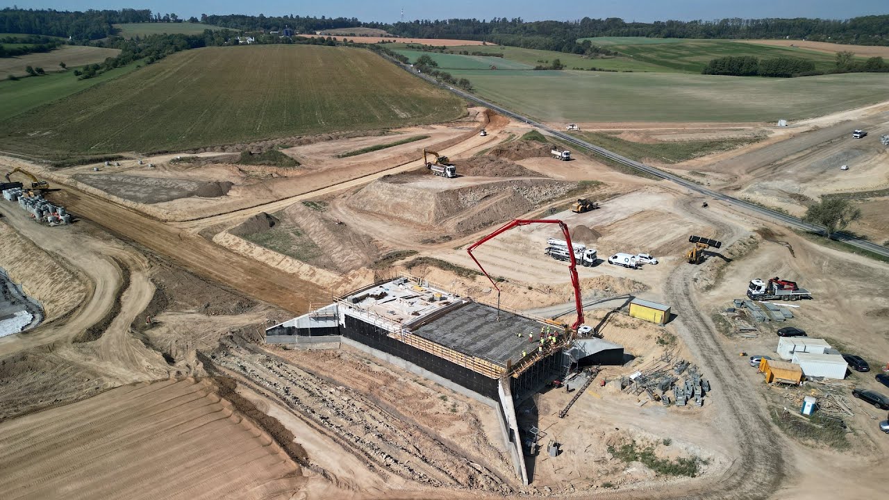 Stavba dálnice D35 Vysoké Mýto - Džbánov 9/2024