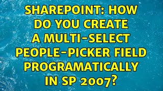 Sharepoint: How do you create a multi-select people-picker field programatically in SP 2007?