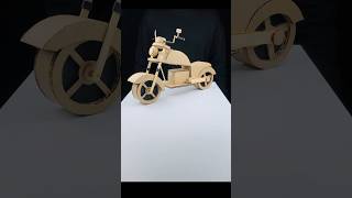 Easy Cardboard Motorcycle #shorts #diy