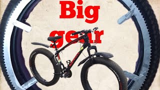 Making Hubless fat bike at home | home made big gear for bicycle | part 4 | The yk 2626