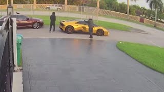 Couple in Lambo robbed outside SW Miami-Dade home; victims chase armed crook, leading to shots fired