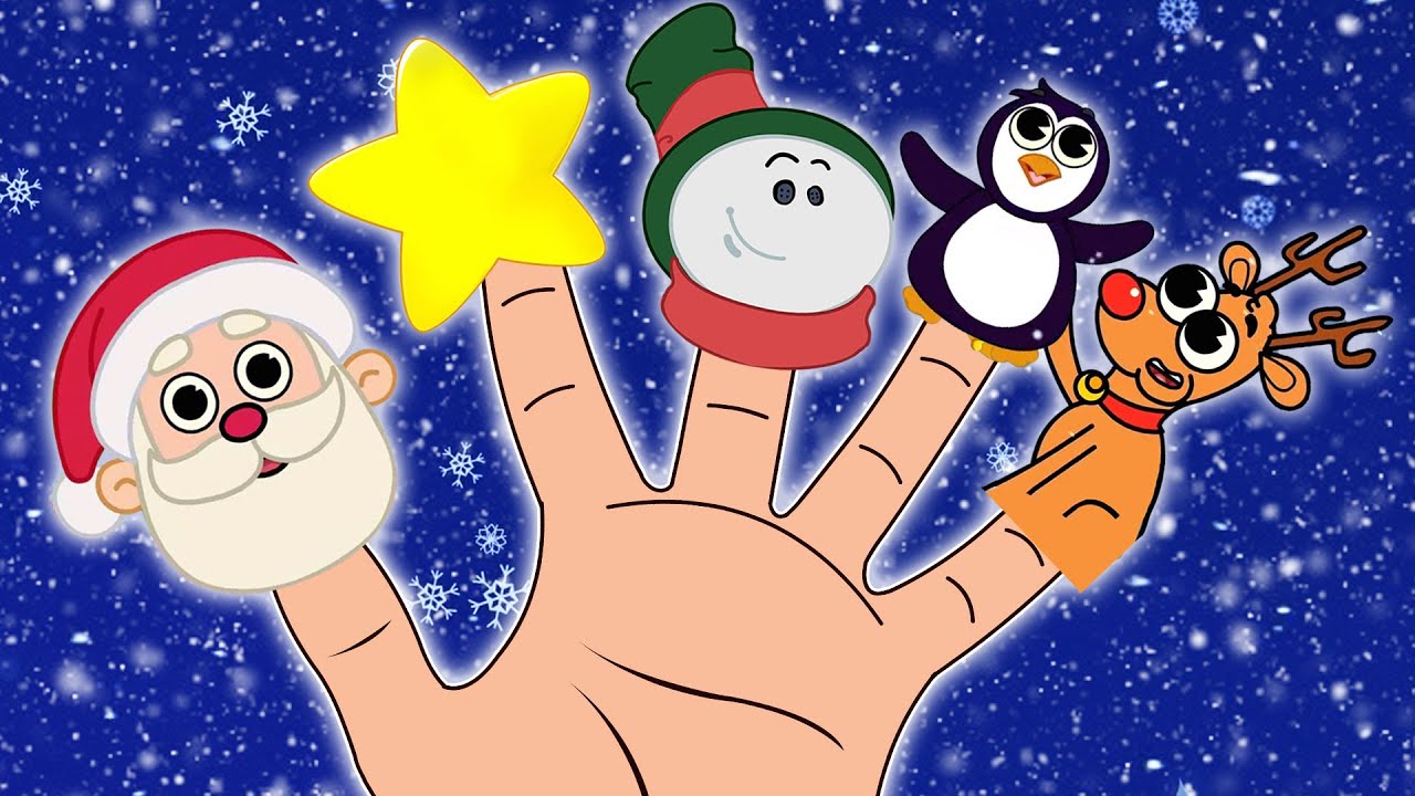 Christmas Finger Family 🎅🏼 🎁 | Nursery Rhymes And Christmas Songs By ...