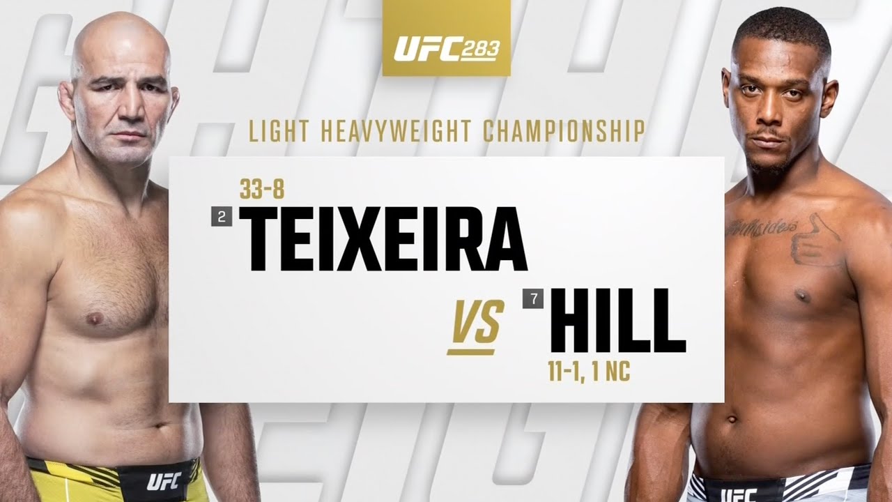 UFC 283 Glover Teixeira vs Jamahal Hill Highlights