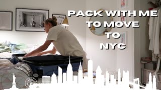 Pack w/ Me to Move to NYC | Moving Vlog #1 | Packing, Moving Out, Selling Clothes + More