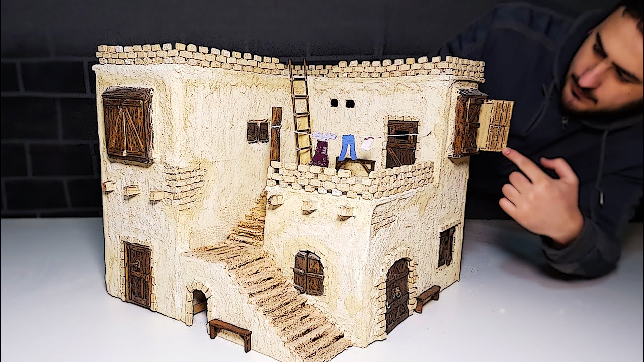 BRICKLAYING - MINI - HOUSE - OLD HOUSE MODEL