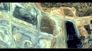 Sample Simio Model of a Mine Truck Circuit