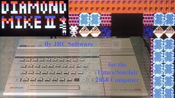 Diamond Mike 1985 by JRC Software Played on Real NTSC Timex Sinclair 2068 Computer