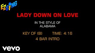 Alabama - Lady Down On Love (Karaoke)