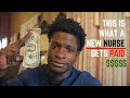 This Is Exactly What I Got Paid As A New Nurse | New Nurse Paycheck $$$
