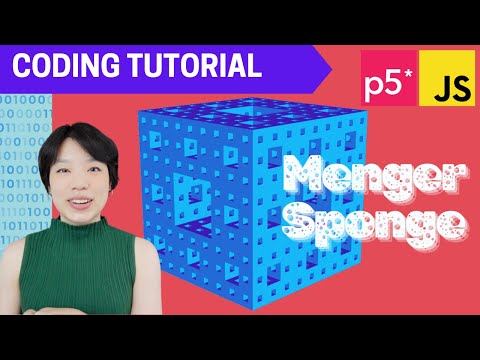 p5.js Coding Tutorial | Menger Sponge