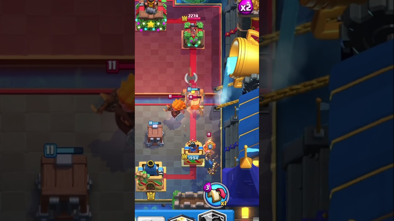 #clashroyale #varita Jugando con mazos randoms 🧐