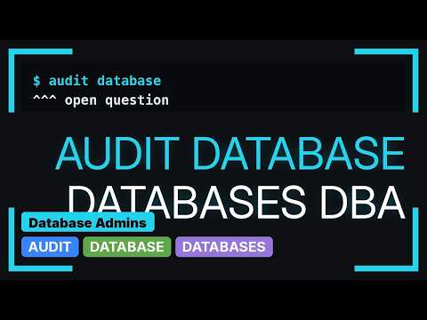 Databases: audit /track changes (2 Solutions!!)