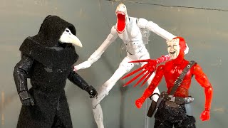 SCP-096 vs SCP-049 vs SCP 035 an epic battle [stop motion file movie].