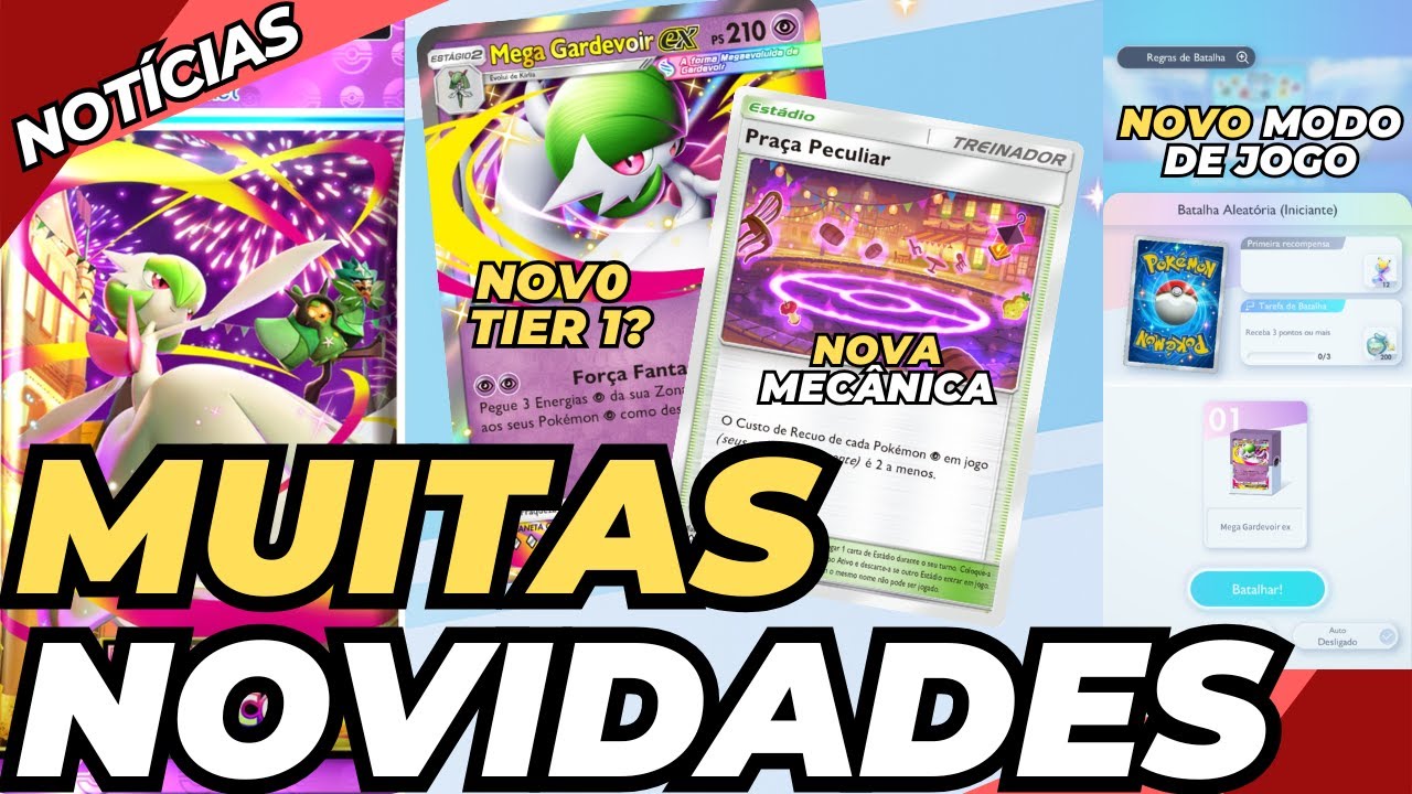 Estádios chegando, expansão de 1 pacote, Mega Gardevoir e MUITO MAIS! Desfile Onírico vem ai