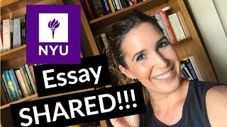 Why NYU Essay (READING ACCEPTED STUDENT'S ESSAY!!!)