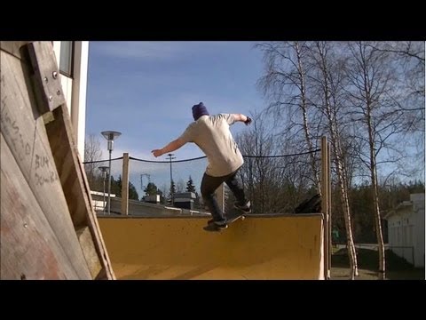 Creative Skateboarding trick 14