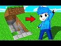 NOS ESCONDEMOS en el BÚNKER SECRETO de NICKSAURUS MINECRAFT | MINECRAFT TROLL + ROLEPLAY