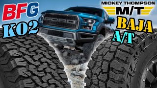 Mickey Thompson Baja Boss A/T vs BF Goodrich KO2 AllTerrain T/A