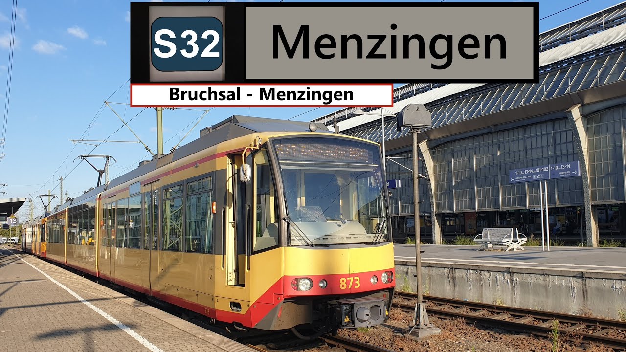 AVG Führerstandsmitfahrt Bruchsal - Menzingen