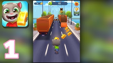 Talking Tom Gold Run - Gameplay Walkthrough Part 1 - Building Tom