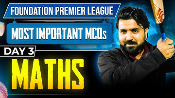 CA Foundation Maths MCQs | CA Foundation Quantitative Aptitude MCQs May 2025 | By Aman Sir Day - 3