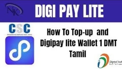 How To Top-up Digi Pay Lite Wallet Tamil