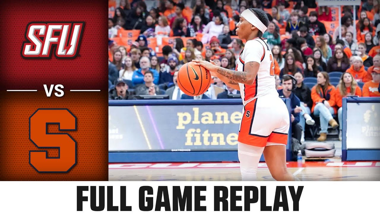 Saint Francis vs. Syracuse Full Game Replay | 2023-24 ACC Women’s Basketball