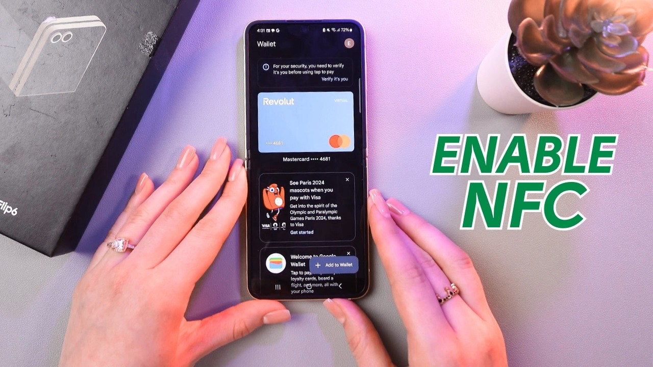 How to Turn ON (Enable) NFC & Contactless Payments on Samsung Galaxy Z ...