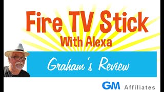 Fire TV Stick with Alexa Voice Remote (includes TV controls) | HD streaming device. Review.