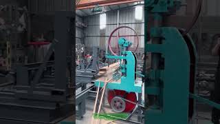 Industrial Bandsaw Sawmill Machine Turning Logs into Thin Wood Boards | Amazing Wood Processing