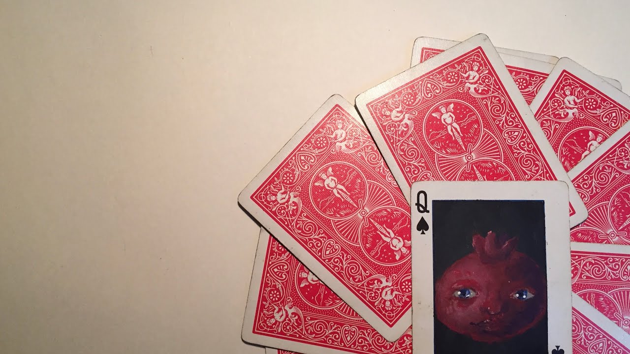 Painting on playing cards cause I’m bored YouTube
