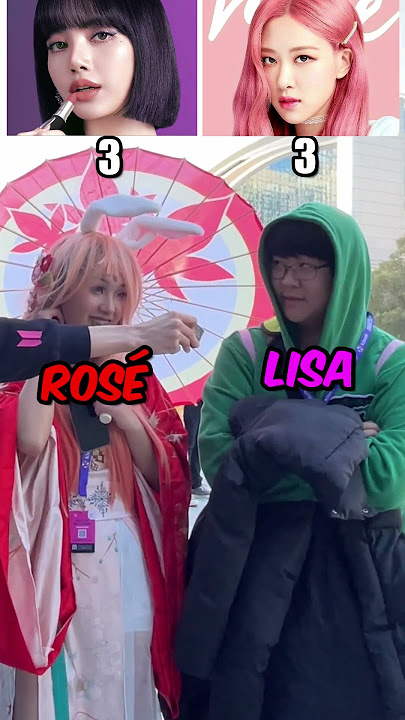Lisa or Rosé? Who is more POPULAR in BLACKPINK? #blink #blackpink #kpop #lisa #rose #rosé #jennie