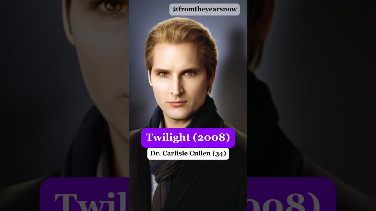Cast: Then and Now - twilight (2008) - before and after 