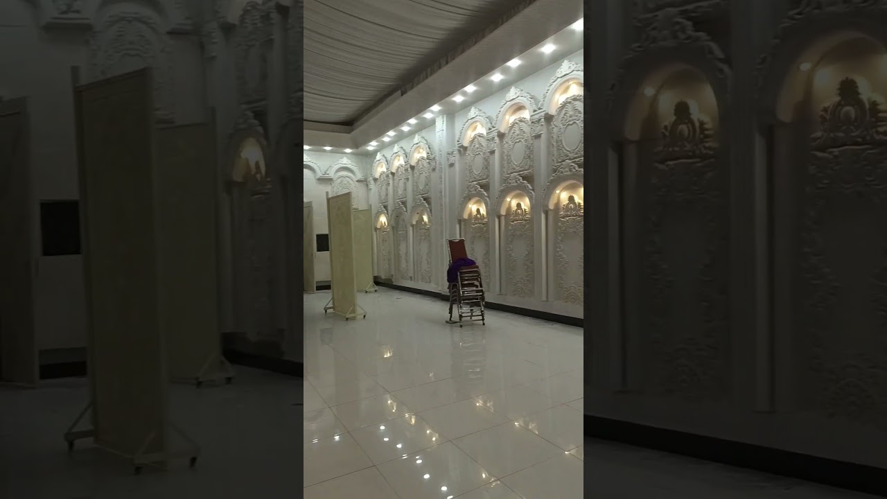 Gulmaki wedding complex best ceiling desian on wall,s |  wedding hall | new wedding hall design