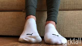Puma Socks Tapping On The Floor