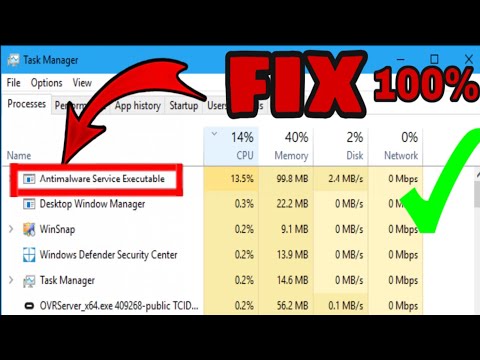 How to disable Antimalware service exetucable on Windows 10 -  High Memory / CPU Usage 2021