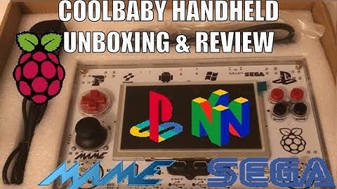 CoolBaby Raspberry Pi Retro Gaming Console (Landscape Version) Unboxing & Review