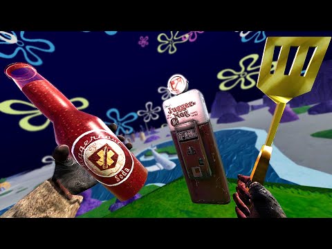 This SPONGEBOB MAP is the BEST Custom Zombies Map in VR