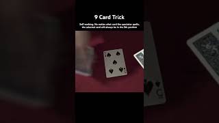 9 Card Self Working Trick