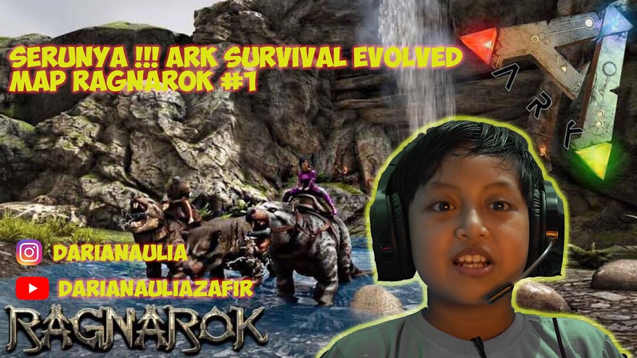 Serunya Main Ark Survival Evolved Map Ragnarok 1 Youtube
