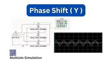 Three Phase (Y-Connection) Transformer Phase Shift simulated in Multisim
