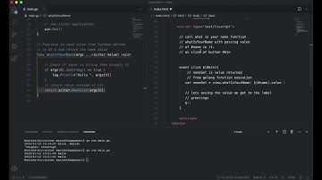 Process sciter input in golang
