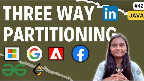 Three Way Partitioning | Arrays 💯 | GFG | JAVA | DSA 🔥