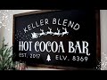 DIY Christmas Decor 🎄 Hot Cocoa Bar Chalkboard Sign + Wood Frame