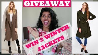 Giveaway | Participate To Win These Winter Jackets / Trench Coats [CLOSED]