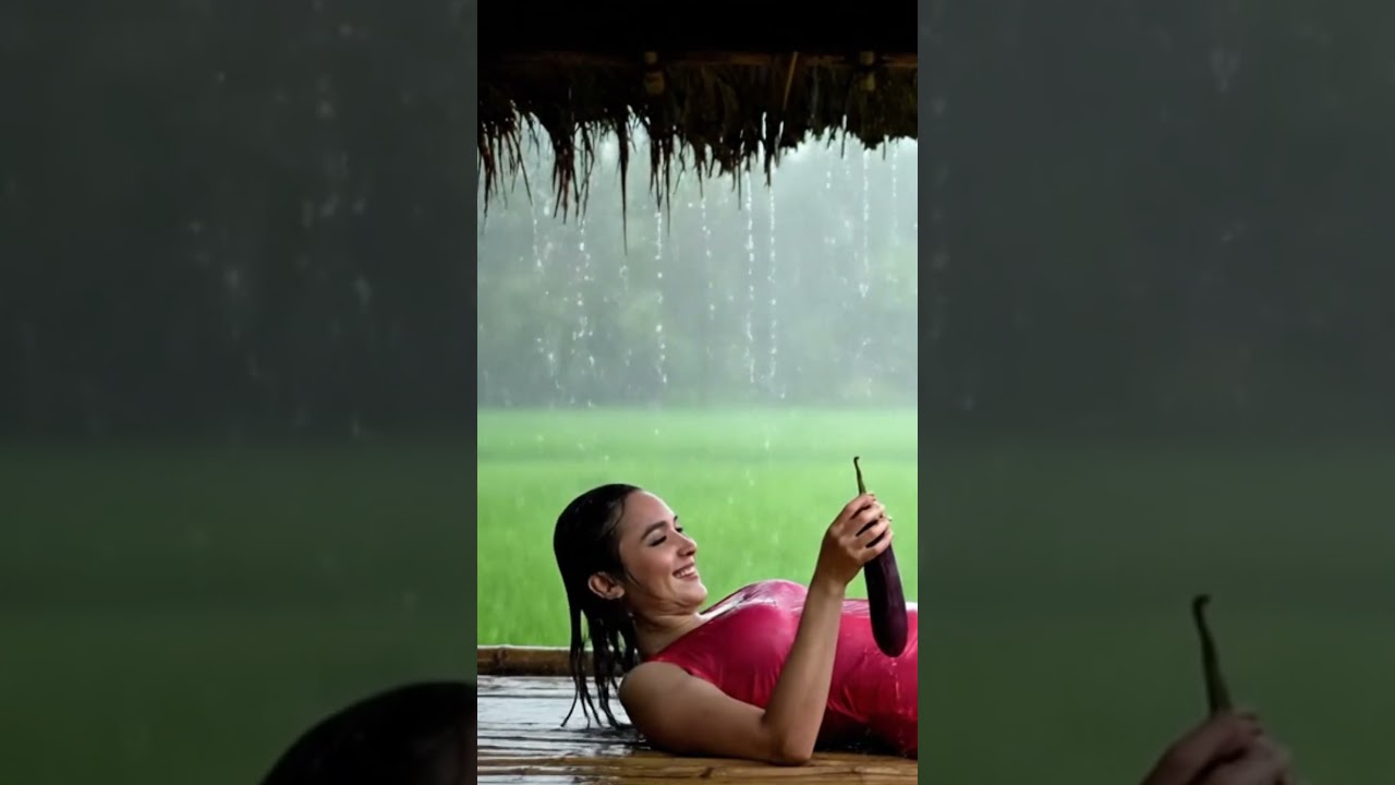 ASMR Rain Quiet Village 🌧️ Relaxing Countryside Ambience for Sleep & Study 