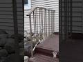 “The Modern” Wrought Iron Railing Mounted To a Deck #railing #deck #wroughtiron