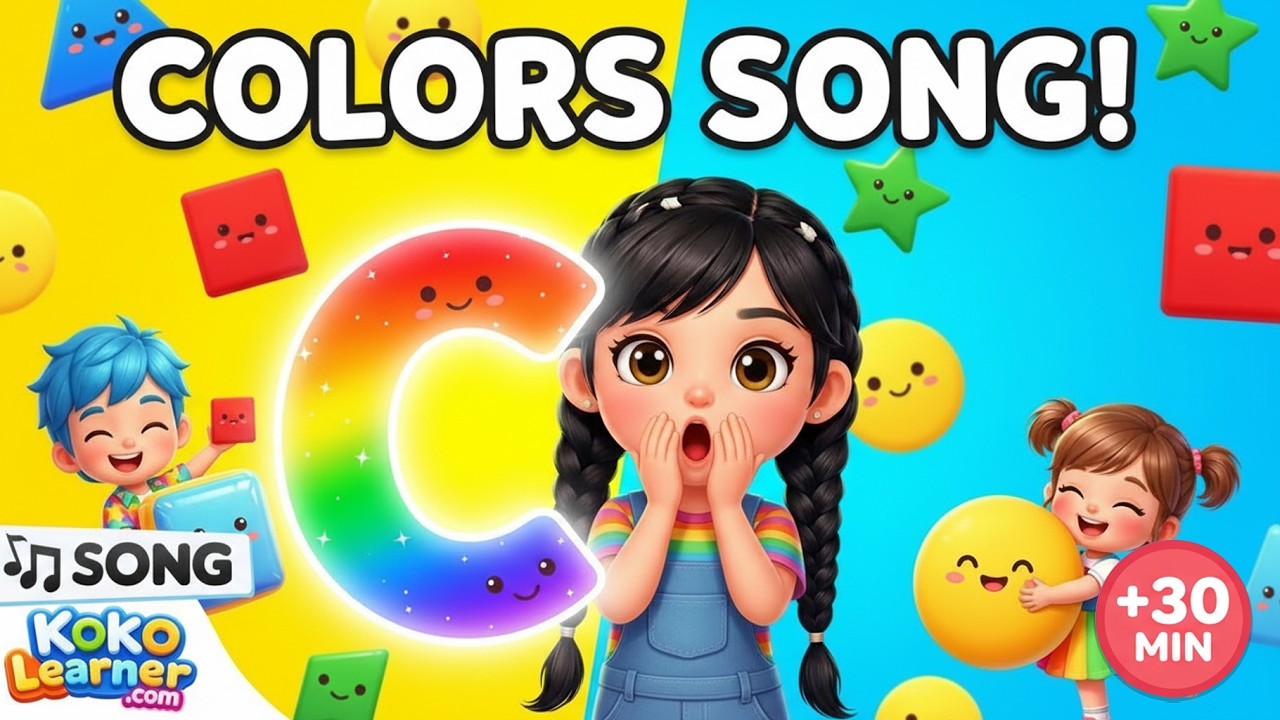 Colors Song for Kids 🌈 Learn Colors A to Z | Fun Preschool Color ...