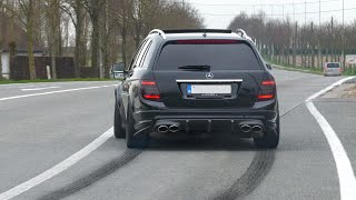 Sportcars Accelerating FAST!!  Drifts, Launch Controls, Loud sounds,...